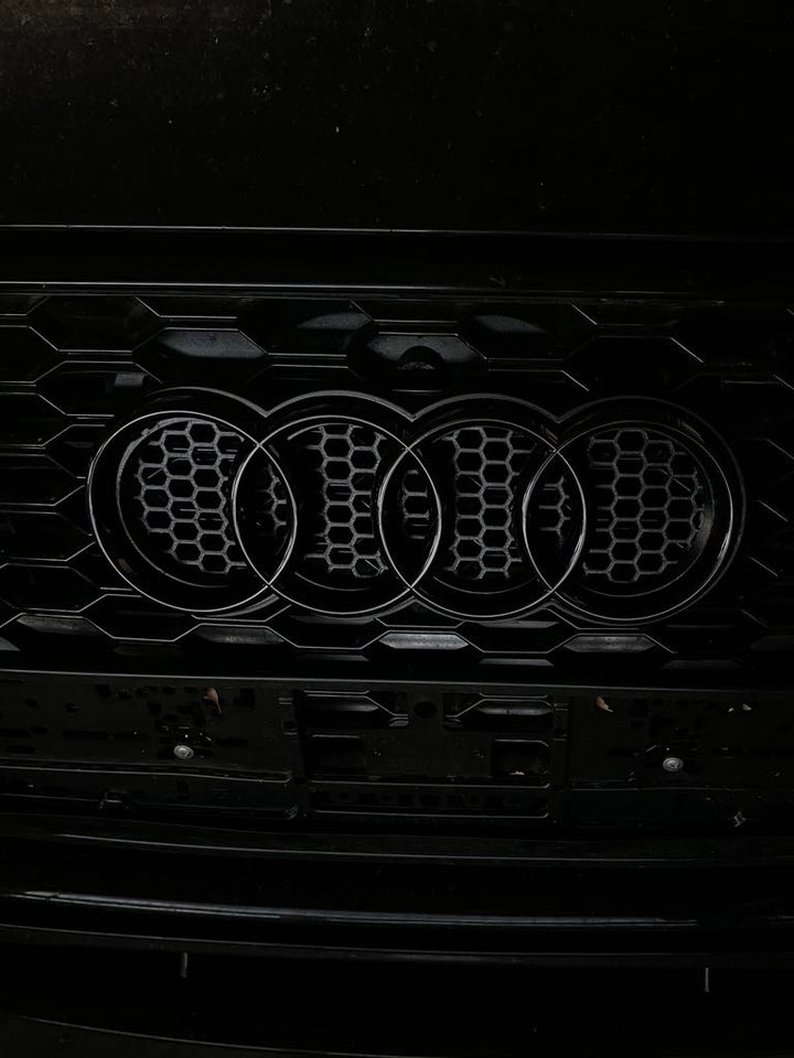 Audi A6 logo emblem with holder (285 mm)