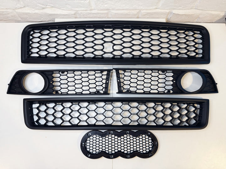 Audi A4 B6 custom honeycomb grill set