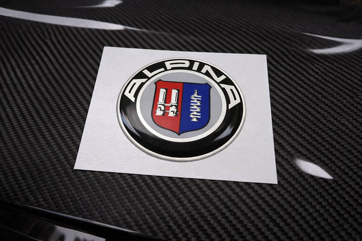 ALPINA 3D Domed Wheel Center Cap Sticker set