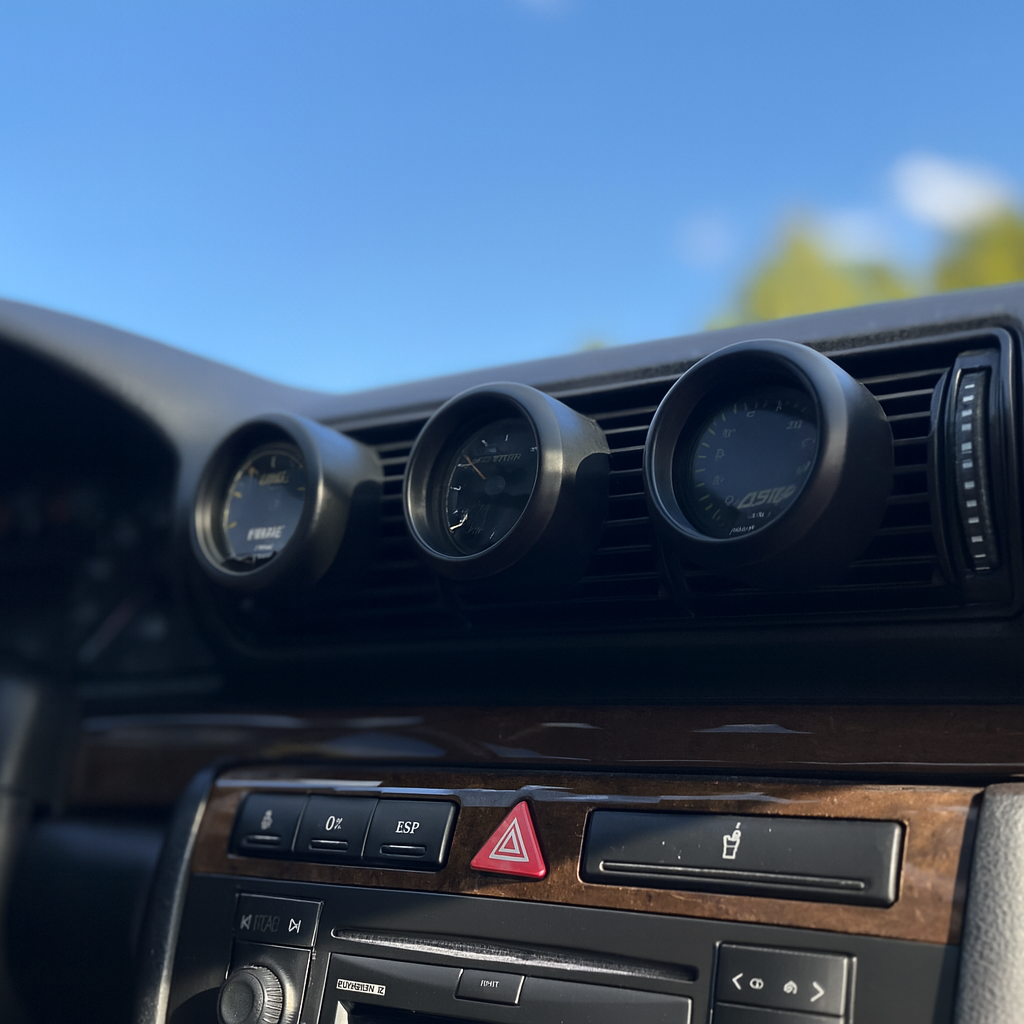 Audi A4 B5 boost gauge vent
