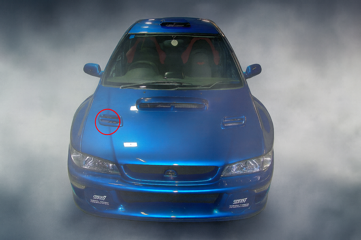 Subaru Impreza GC8/GF8 V6 "22B look" Hood Vent