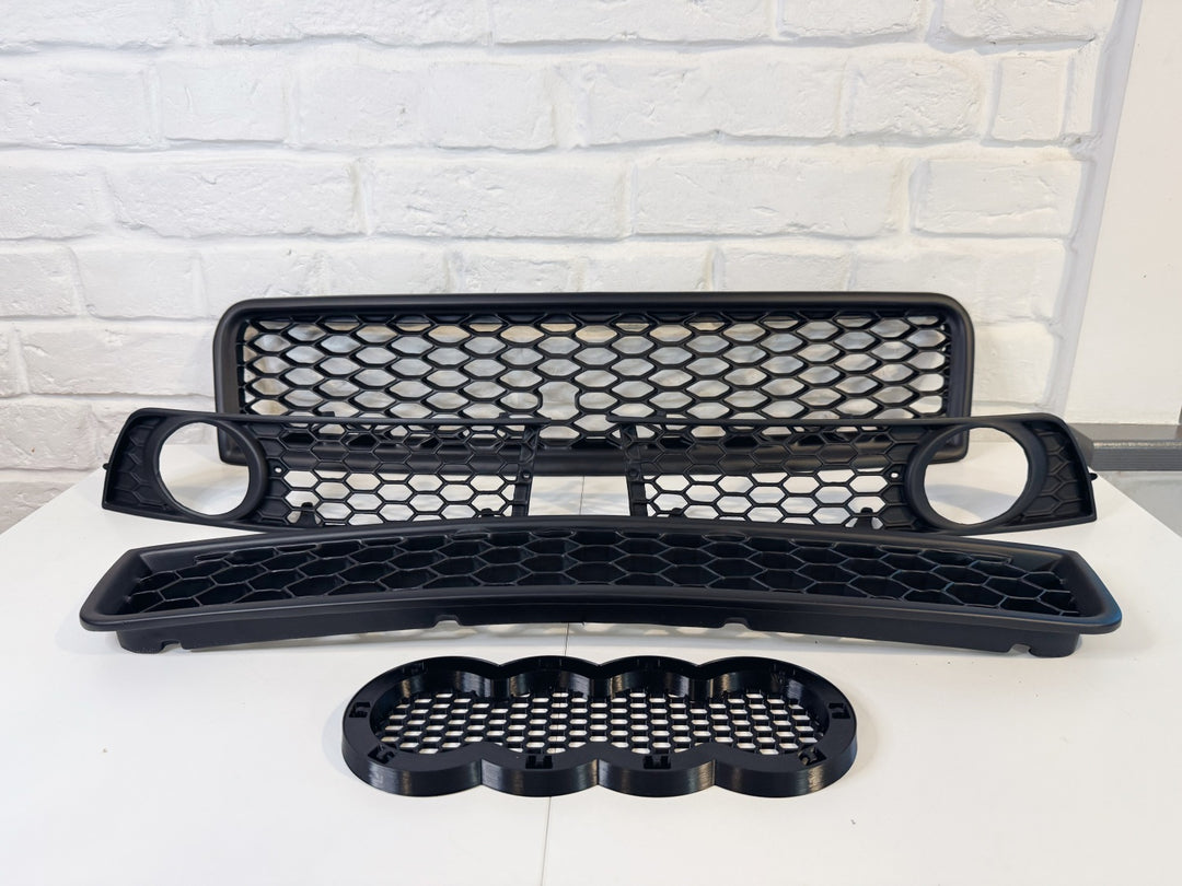Audi A4 B6 custom honeycomb grill set