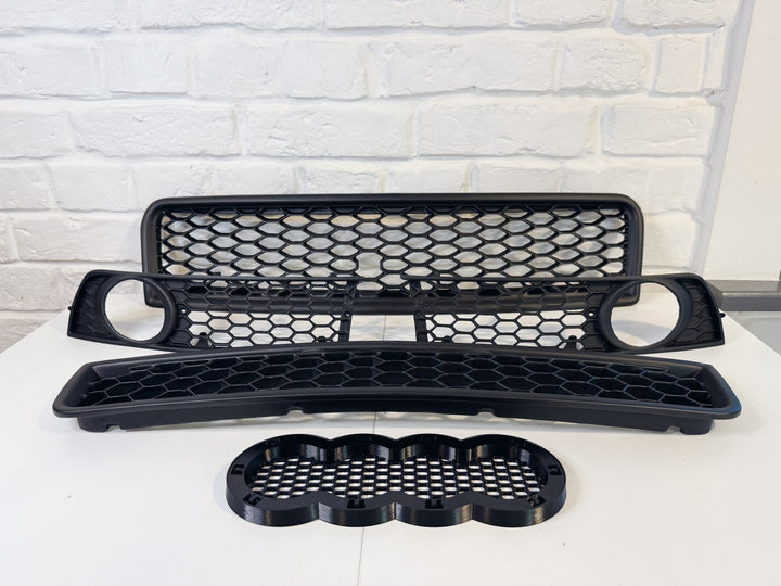 Audi A4 B6 custom honeycomb grill set