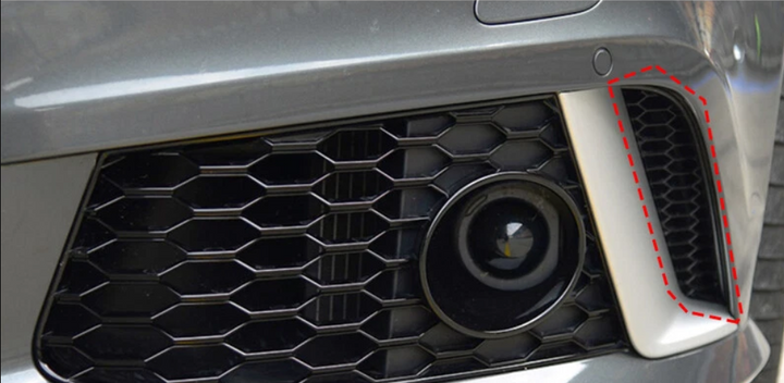 Audi RS6 C7 2013-2018 front bumper intake grill